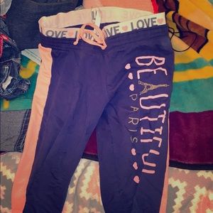 Comfy sweat pants highwasted